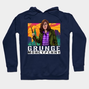 Grunge Moneypenny - Dark Hoodie